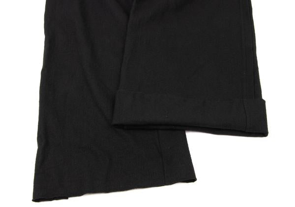 Y's Wool Inside Out Pants Black Size 3