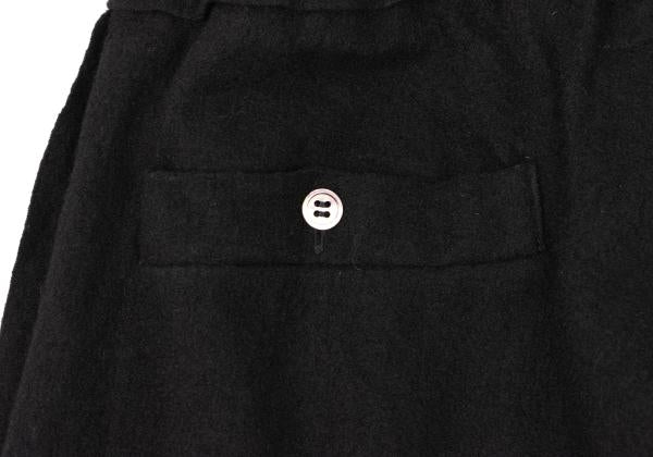Y's Wool Inside Out Pants Black Size 3