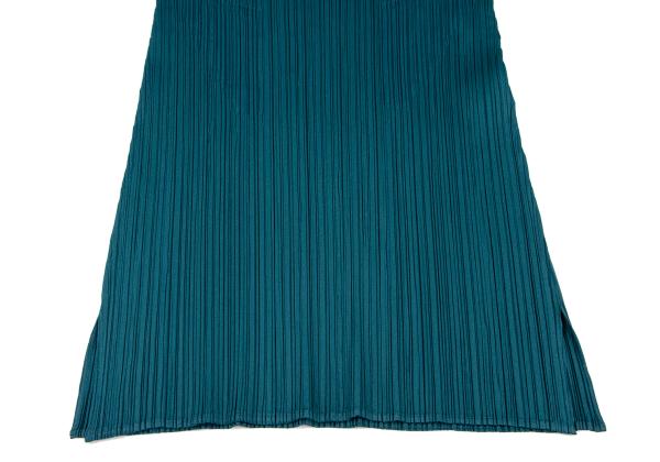 PLEATS PLEASE Pleated Tunic Blouse Blue Size 3