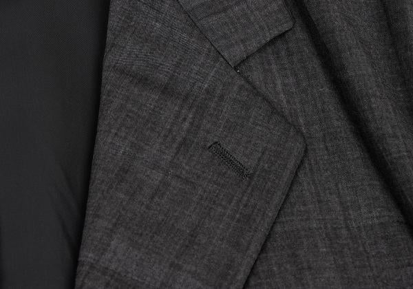 ISSEY MIYAKE MEN Charcoal Wool 3-Button Jacket Size M