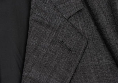 ISSEY MIYAKE MEN Charcoal Wool 3-Button Jacket Size M