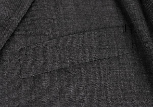 ISSEY MIYAKE MEN Charcoal Wool 3-Button Jacket Size M