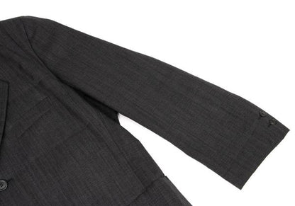 ISSEY MIYAKE MEN Charcoal Wool 3-Button Jacket Size M