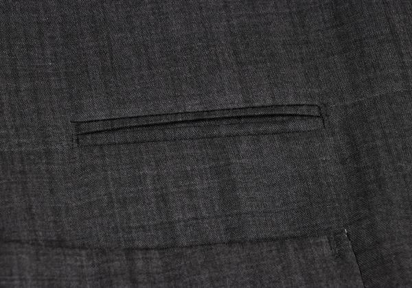 ISSEY MIYAKE MEN Charcoal Wool 3-Button Jacket Size M