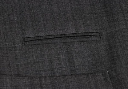 ISSEY MIYAKE MEN Charcoal Wool 3-Button Jacket Size M