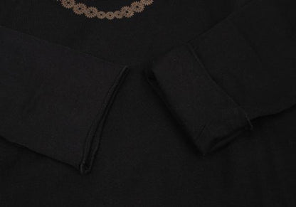 Lucien PellatFinet Front Gear Face Design Top Black Size S