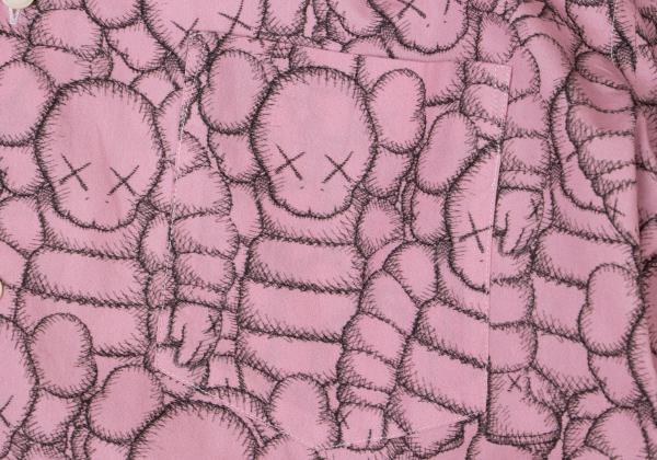 COMME des GARCONS SHIRT x KAWS Graphic Shirt Pink Size XS