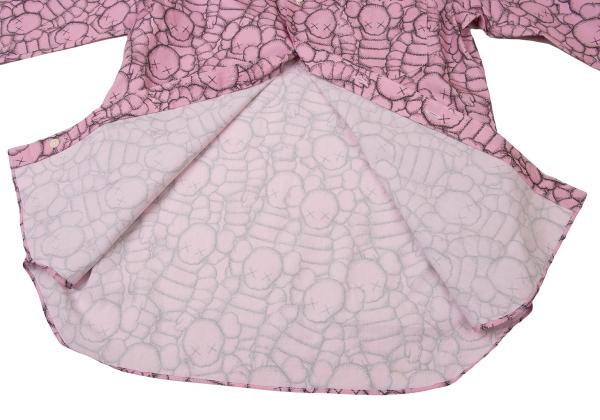 COMME des GARCONS SHIRT x KAWS Graphic Shirt Pink Size XS