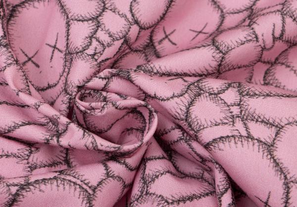 COMME des GARCONS SHIRT x KAWS Graphic Shirt Pink Size XS