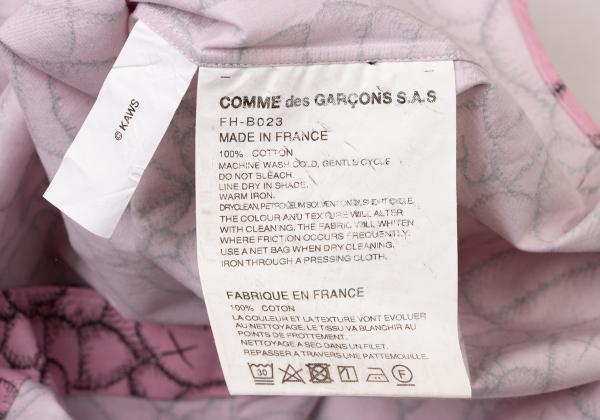 COMME des GARCONS SHIRT x KAWS Graphic Shirt Pink Size XS