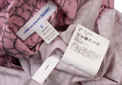 COMME des GARCONS SHIRT x KAWS Graphic Shirt Pink Size XS
