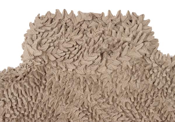 ISSEY MIYAKE Thorn Pleat High Neck Top Brown Size M