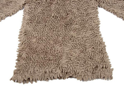 ISSEY MIYAKE Thorn Pleat High Neck Top Brown Size M