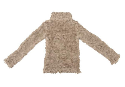 ISSEY MIYAKE Thorn Pleat High Neck Top Brown Size M