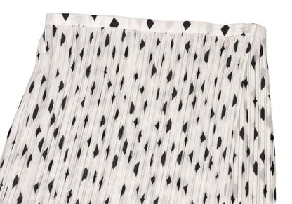 ISSEY MIYAKE Pleated Patterned Wrap Skirt Size 2