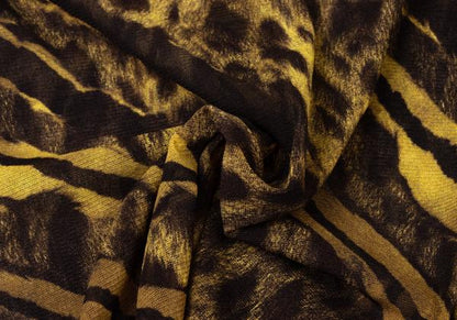 Jean Paul GAULTIER Leopard Power Net Shirt Brown Size S