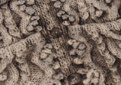 Jean Paul GAULTIER Cable Knit Print Power Top White Size S
