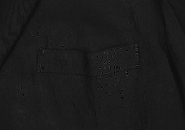 Yohji Yamamoto POUR HOMME 06SS Long Jacket Black Size 3