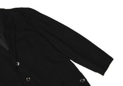 Yohji Yamamoto POUR HOMME 06SS Long Jacket Black Size 3