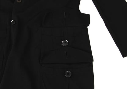 Yohji Yamamoto POUR HOMME 06SS Long Jacket Black Size 3