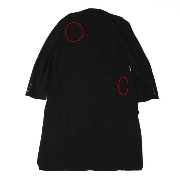 Yohji Yamamoto POUR HOMME 06SS Long Jacket Black Size 3