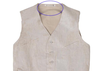 Y's for men Painted Panel Vest White Size 1