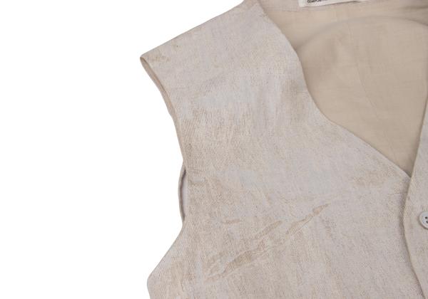Y's for men Painted Panel Vest White Size 1