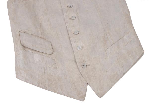 Y's for men Painted Panel Vest White Size 1