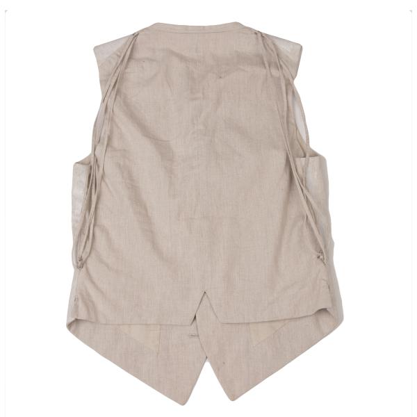 Y's for men Painted Panel Vest White Size 1