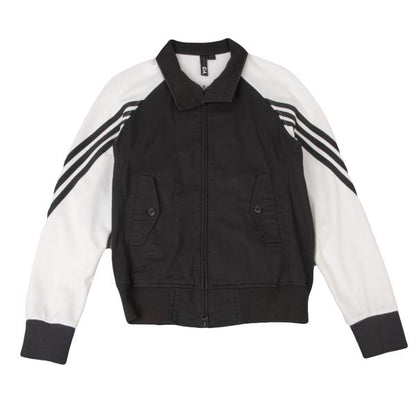 Y-3 Two-Tone Track Jacket Black White Size XS