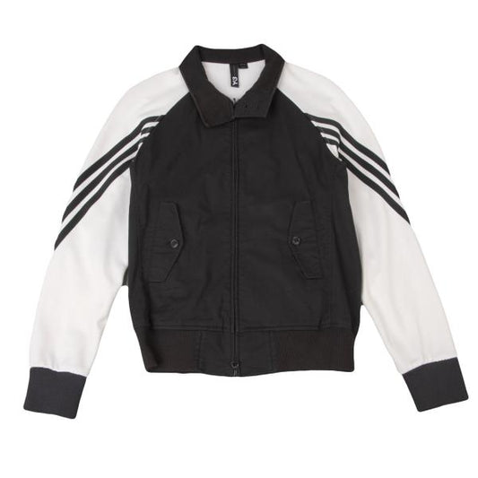 Y-3 Two-Tone Track Jacket Black White Size XS