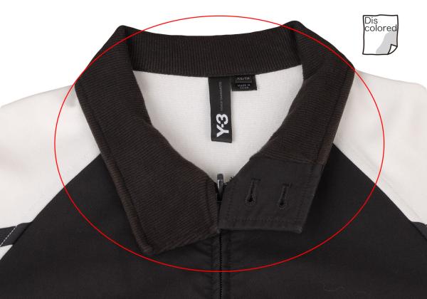 Y-3 Two-Tone Track Jacket Black White Size XS