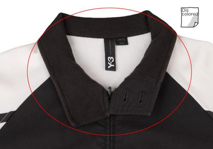 Y-3 Two-Tone Track Jacket Black White Size XS