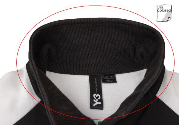 Y-3 Two-Tone Track Jacket Black White Size XS
