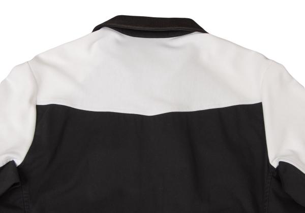 Y-3 Two-Tone Track Jacket Black White Size XS