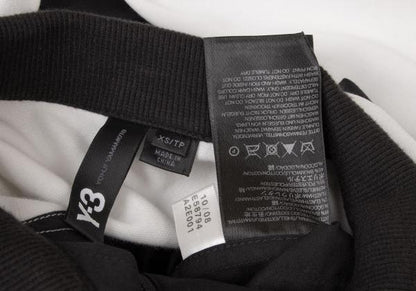 Y-3 Two-Tone Track Jacket Black White Size XS