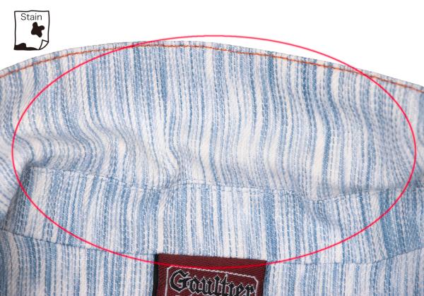 GAULTIER JEAN'S Blurred Stripe Covered Jacket Blue Size 40
