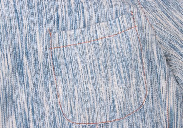 GAULTIER JEAN'S Blurred Stripe Covered Jacket Blue Size 40