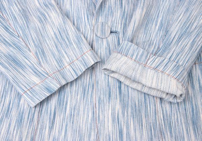 GAULTIER JEAN'S Blurred Stripe Covered Jacket Blue Size 40