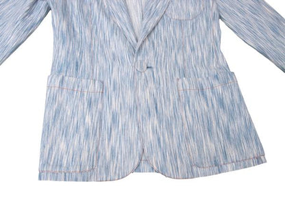 GAULTIER JEAN'S Blurred Stripe Covered Jacket Blue Size 40