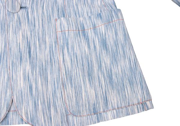 GAULTIER JEAN'S Blurred Stripe Covered Jacket Blue Size 40
