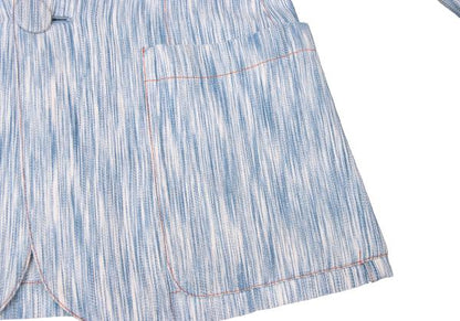 GAULTIER JEAN'S Blurred Stripe Covered Jacket Blue Size 40
