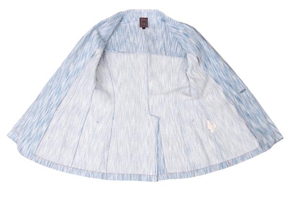 GAULTIER JEAN'S Blurred Stripe Covered Jacket Blue Size 40