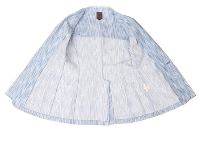 GAULTIER JEAN'S Blurred Stripe Covered Jacket Blue Size 40
