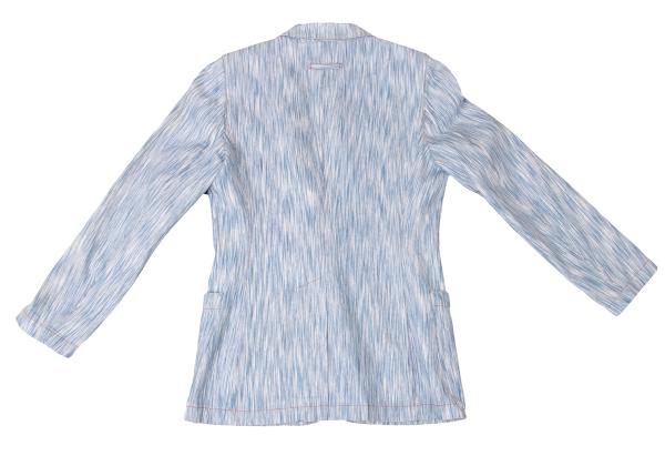GAULTIER JEAN'S Blurred Stripe Covered Jacket Blue Size 40