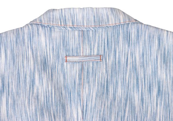 GAULTIER JEAN'S Blurred Stripe Covered Jacket Blue Size 40