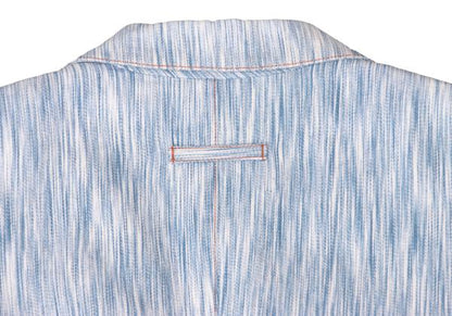 GAULTIER JEAN'S Blurred Stripe Covered Jacket Blue Size 40