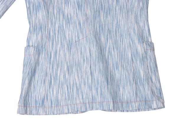 GAULTIER JEAN'S Blurred Stripe Covered Jacket Blue Size 40