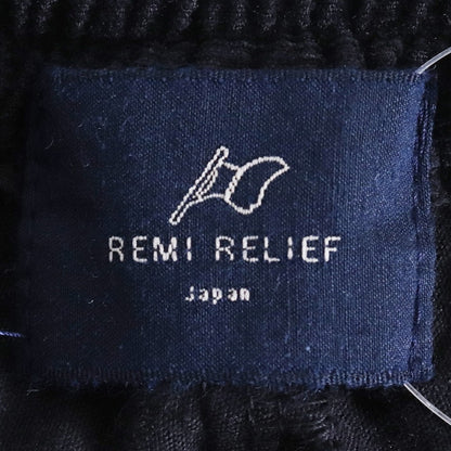 REMI RELIEF NAVY LABEL Corduroy Easy Shorts Black