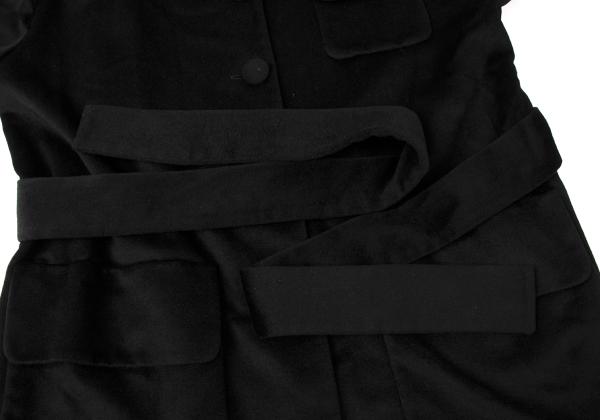 MOSCHINO COUTURE Wool Belted Coat Black Size M